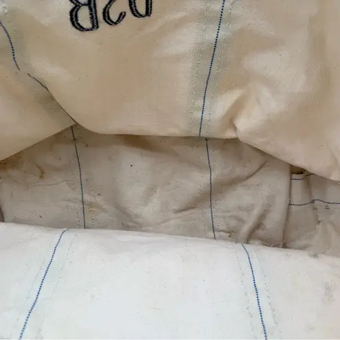 Vintage LL Bean Blue & White Canvas Boat & Tote Bag