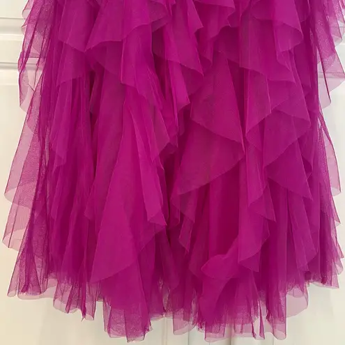 Weissman Elite Floating Dance Costume Adult Medium MA Plum 15870 No Appliqué Purple