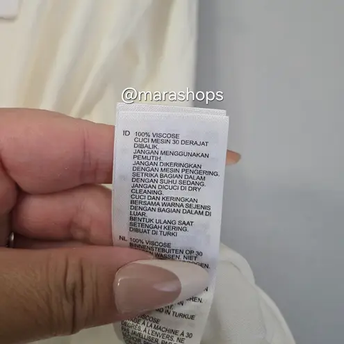 Reiss Elva Draped Layered Top Ivory