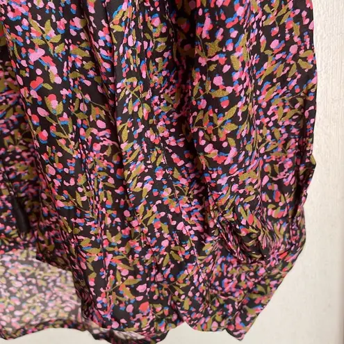 Apiece Apart Betina Blouse in Tiny Petals Magenta