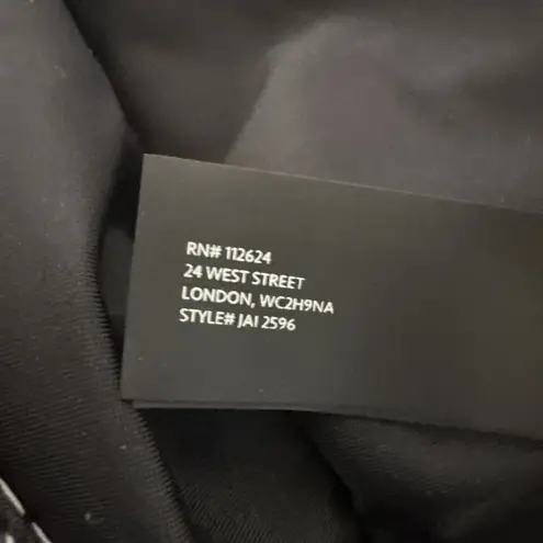 Jai Vasicek Anthropologie Rosa One Piece Swimsuit Size M Black Lady in Hat Print Size M