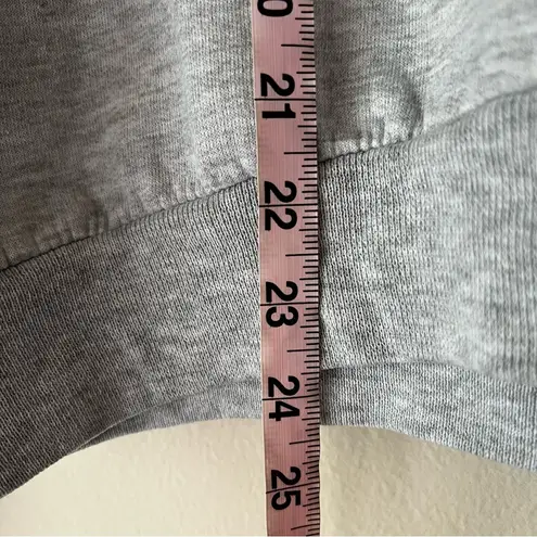 VINTAGE quilted heart patchwork Crewneck Sweatshirt Grannycore cottagecore Gray Size M