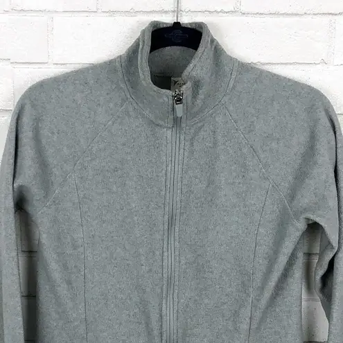 Old Navy  Active Gray Microfleece Mock Neck Zip Up Jacket Size XS