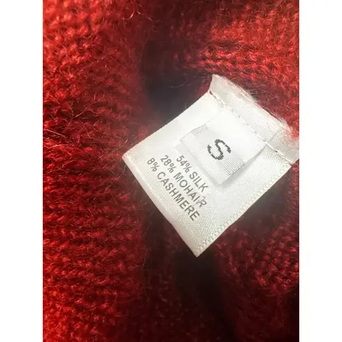 Markarian Burgundy Poesie Hearts Silk Mohair