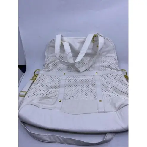 Big Buddha Xxl Super White Faux Leather Cross Body