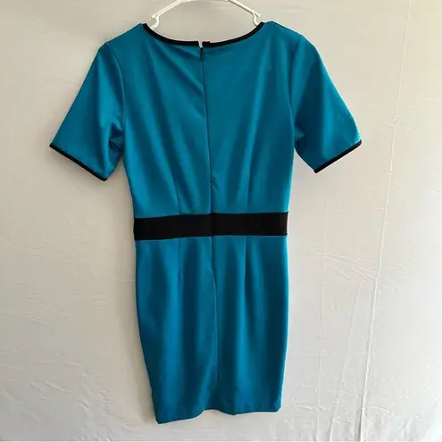 Kardashian Kollection Blue Mini Scoop Neck Dress XS