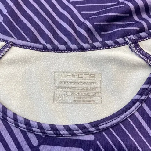 Layer 8 Purple Chevron Fleece