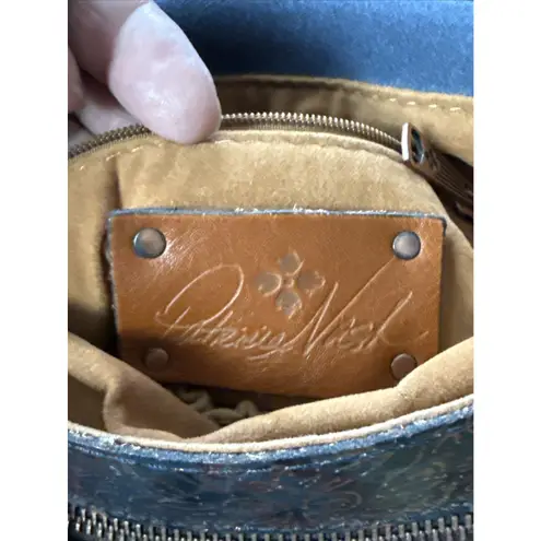 Patricia Nash Kimono Tapestry Granada Crossbody 100% Leather