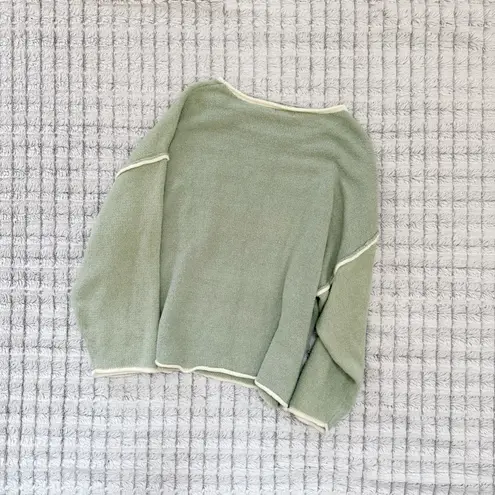 Prómesa Promesa Sage Green Women's Crew Neck Sweater