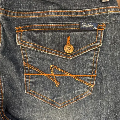 Vintage Y2K Duplex by Tyte Flare Indigo Denim Blue Wide Leg Jeans Sz 12P