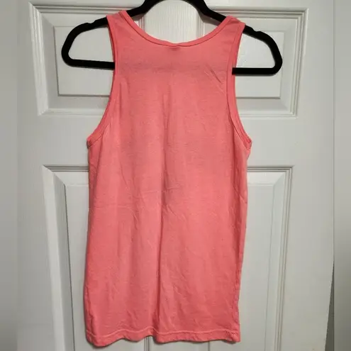 American Apparel  neon pink Penn State tank top size small