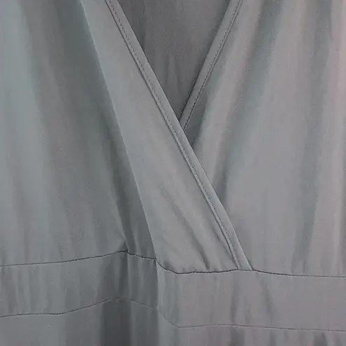 Beautiful XL Plain Black Crossover Front Dress Plus Funeral Size 16 thumbnail 5