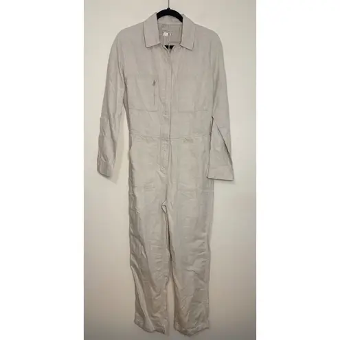 Outerknown Station Jumpsuit Utility Style Workwear Casual Beige XS