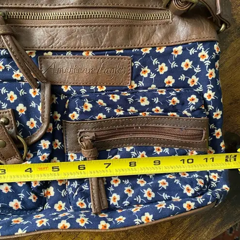 American Eagle floral purse