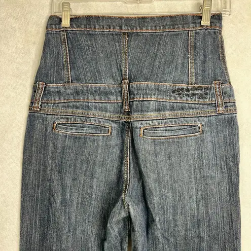 Mudd  Super Ribcage High Button Fly Wide Flare Leg Denim Jeans‎ JRS Size 5