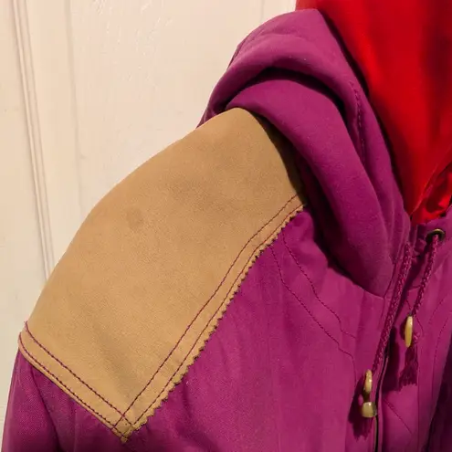 Vintage Powderhorn Magenta Ski Jacket Women’s 12 Retro 80s Puffer Coat Winter Pink