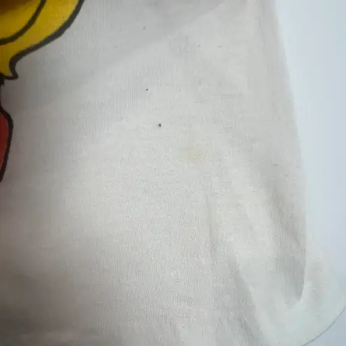 Vintage Boxy Cropped Yellow Ducks Sleeveless T