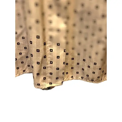 High Profile Vintage Button Down Blouse Beige Size 20W 80โs Neutral Career Glam Tan