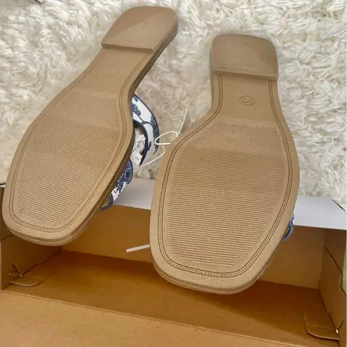 A New Day Women's Nina Slide Sandals - ™ Navy Blue 10: Slip-On Mules Open Toe - Image 2