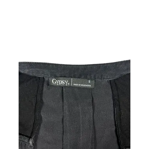 Gypsy Women's Black Long 1/4 Sleeve Top ( Small Defect)