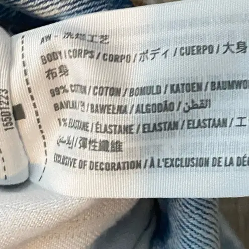 Abercrombie & Fitch  Curve Love Ankle Straight Ultra High Rise Jeans Light 28 / 6