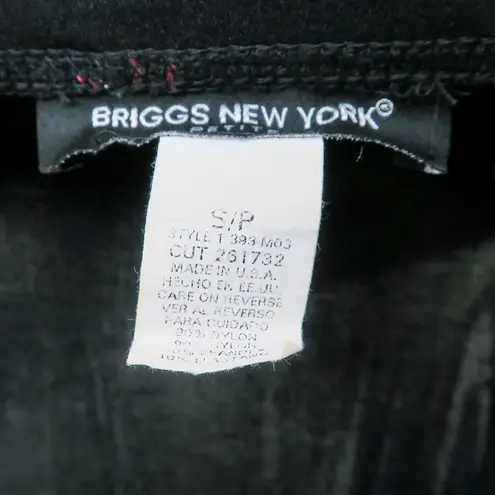 Briggs New York Vintage 90s Black Floral Skirt