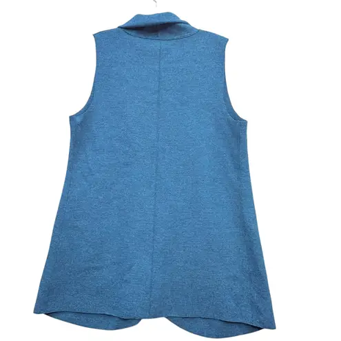 Beyond Threads Women's Teal Blue Alpaca Wool Top And Open Front Vest Boho Set M Size M - Image 10