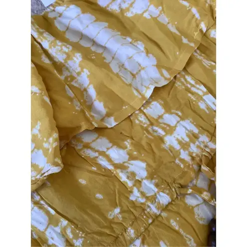 Blue Island Nwt Yellow Ruffled Sundress Size Medium
