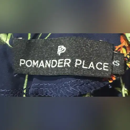 Tuckernuck Pomander Place Spencer Wildflower Swing Mini Dress Navy Blue XS