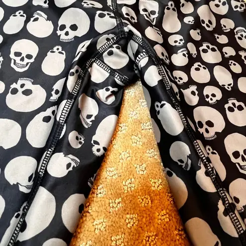 Chill by Will With Scull leggings l All Over Crop Pants l Size:3 l Navy,Grey Blue Size M