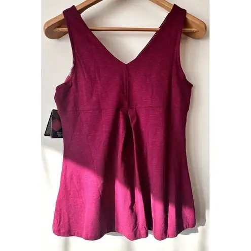 Mountain Hardwear Tank Top Women Size M -Fuchsia Pink Tonga Cross New With Tags