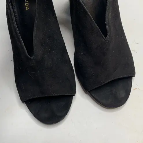 Pelle Moda Women's Black Madra Pump Slingback Heels Shoe S