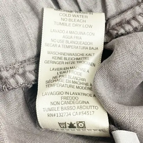 Anthropologie  Cloth & Stone Jenna Cropped Jumpsuit Lavender Gray Tencel Size XS