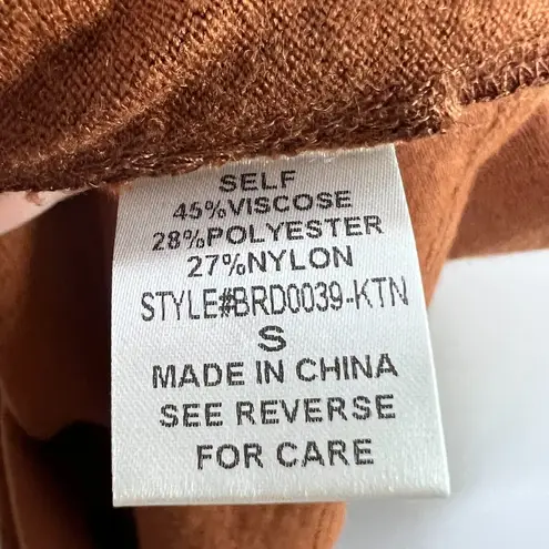 Kittenish Tie Scrunch Front Midi Sweater Dress V Neck Long Sleeve Keyhole Back