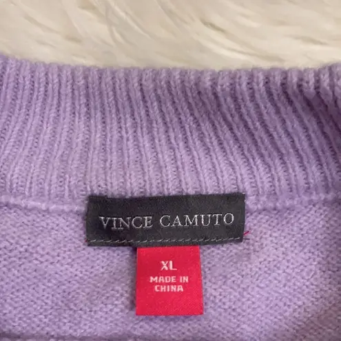 Vince Camuto  soft stretch sweater lavender XL