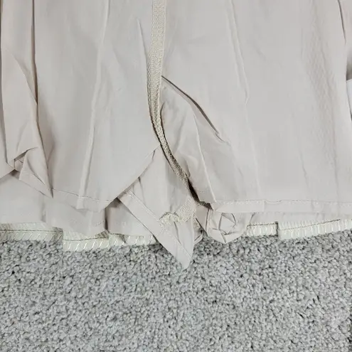 Aelfric Eden Pleated Tennis Skirt Womens S Beige Jabera Marao Lined Skort New