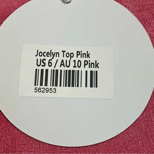 Princess Polly  Jocelyn Top Womens Size 6 Barbie Pink Wrap Waist Tie Festival NEW