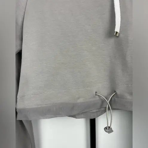 Gymshark  Whitney Simmons Gray Athletic Workout Cropped Hoodie