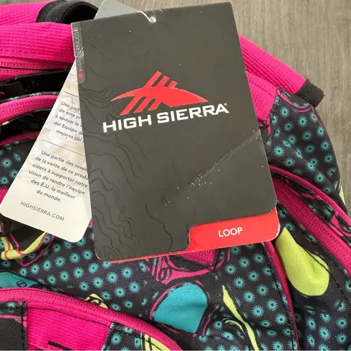 High Sierra loop hiking outdoors backpack hot pink NWT