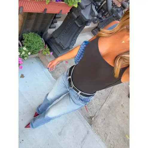 SKIMS Fits Everybody Square Neck Sleeveless Bodysuit in Onyx Black Size 2X