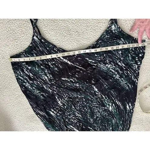 City Chic Refinity Twisted Tracks Adjustable Spaghetti Strap Slip Dress Size L