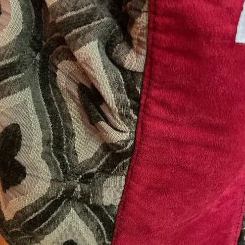 Lexi Winn Tapestry n Velvet Hobo Bag Red