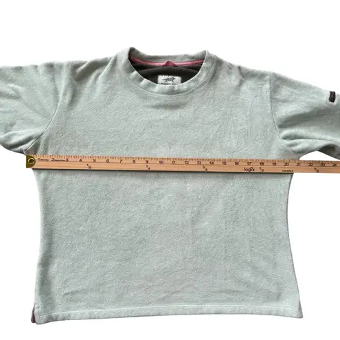 Horny Toad & Co Fleece Sweater Women's Green Outdoors Pullover Zip Arm Pocket