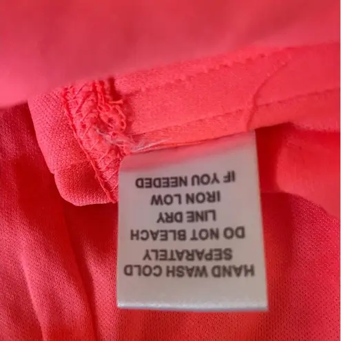 A.Peach Y2K Women Crop Corset Top L Vibrant Sweetheart Neck Coquette Flirty Retro Girly