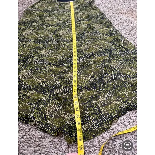 Valerie Stevens Vtg Y2k Silk Slip Maxi Skirt Sz 12 Forest Fairy Whimsigoth