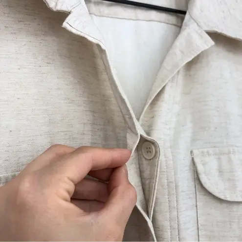 BOA Linen Blend Belted Jumpsuit Cream S