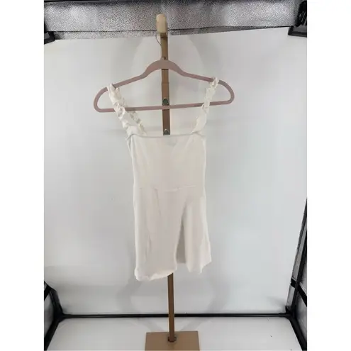 Aritzia Sunday Best White Ruffle Strap Mini Dress Size XS