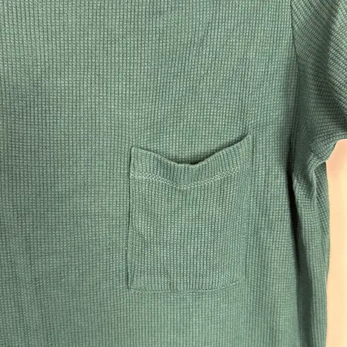 ANDIE The Waffle T-shirt Dress Loungewear in Dove Size Large