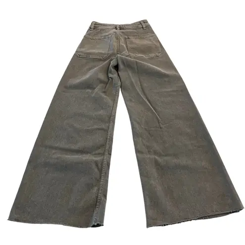 ZARA ‎ The Patch Pocket Marine Straight Jean Grey Size 2