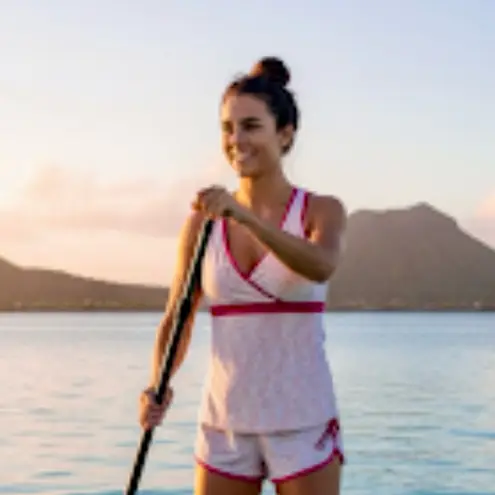 Lucy Wade In‎ Out, Women’s Water Tank Top Size XL Fuchsia Pink Paddleboard NWT